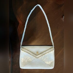 **SOLD**Pierre Balmain Vintage Beaded Clutch Purse Handbag